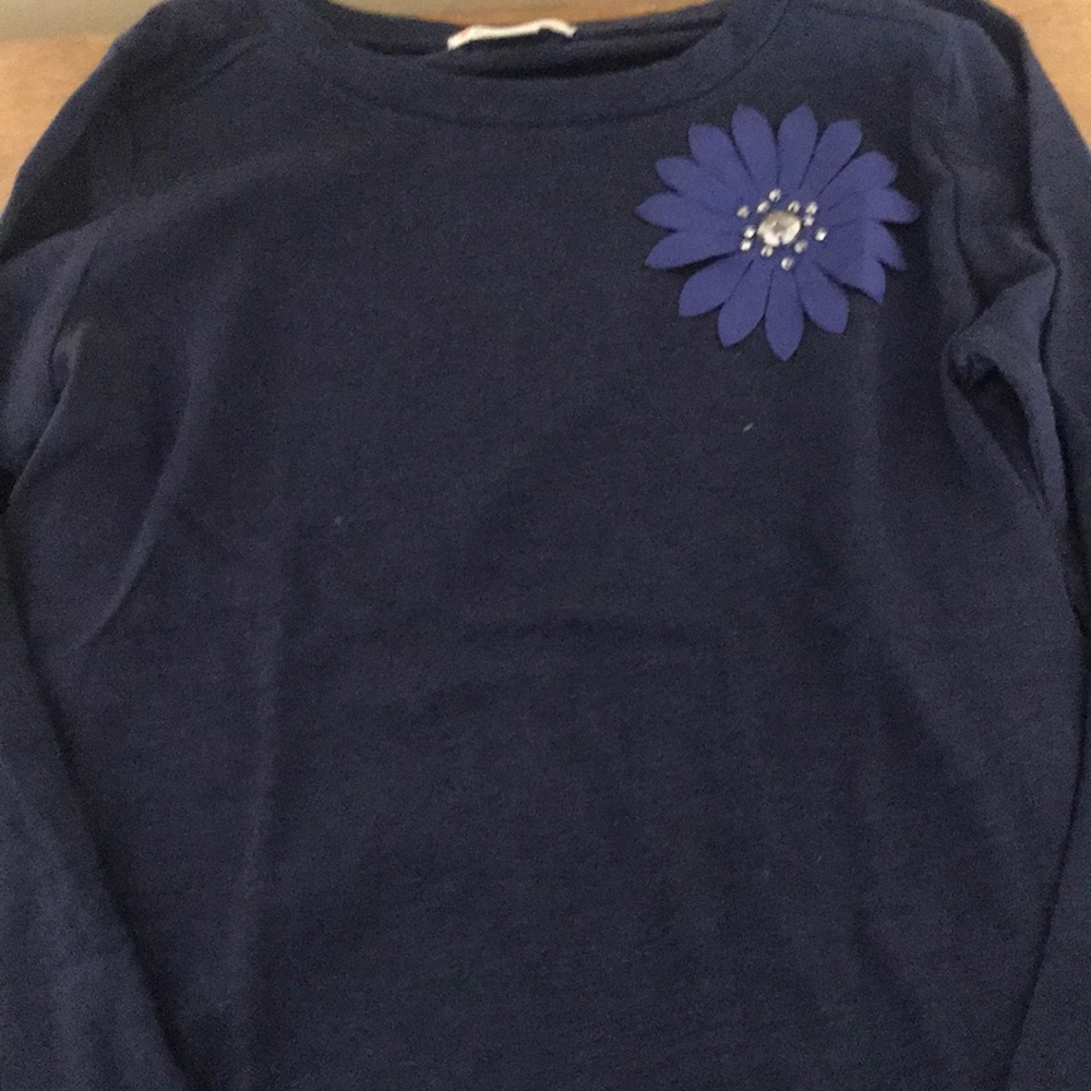 Crewcuts navy long sleeve size 8